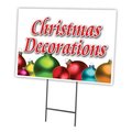 Signmission Christmas Decorations Yard Sign & Stake outdoor plastic coroplast window C-1216-DS-Christmas Decorations